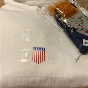 Boys Trump sweatshirt and socks